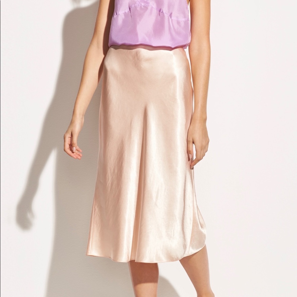 NWT Vince Satin Skirt